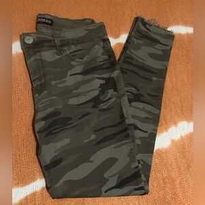 Express Green Camouflage Pants